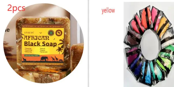 3pcs Black Soap for Body Cleaning